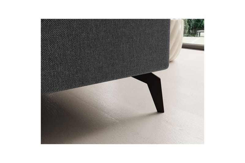 Hörnsoffa Eltap Solange 292x196x84 cm - Inari 96, Mörkgrå, Vänster - Möbler - Soffa - Bäddsoffa