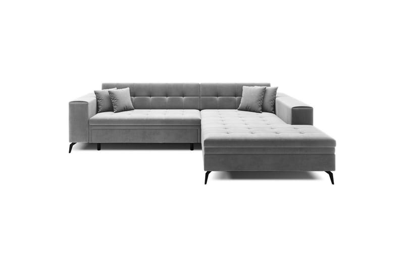 Hörnsoffa Eltap Solange 292x196x84 cm - Monolith 84, Grå, Höger - Möbler - Soffa - Bäddsoffa