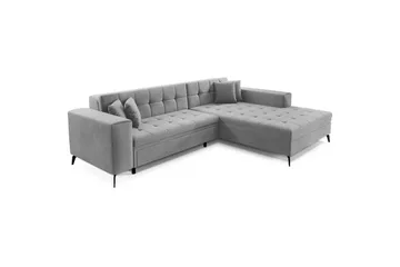 Hörnsoffa Eltap Solange 292x196x84 cm - Monolith 84, Grå, Höger - Möbler - Soffa - Bäddsoffa