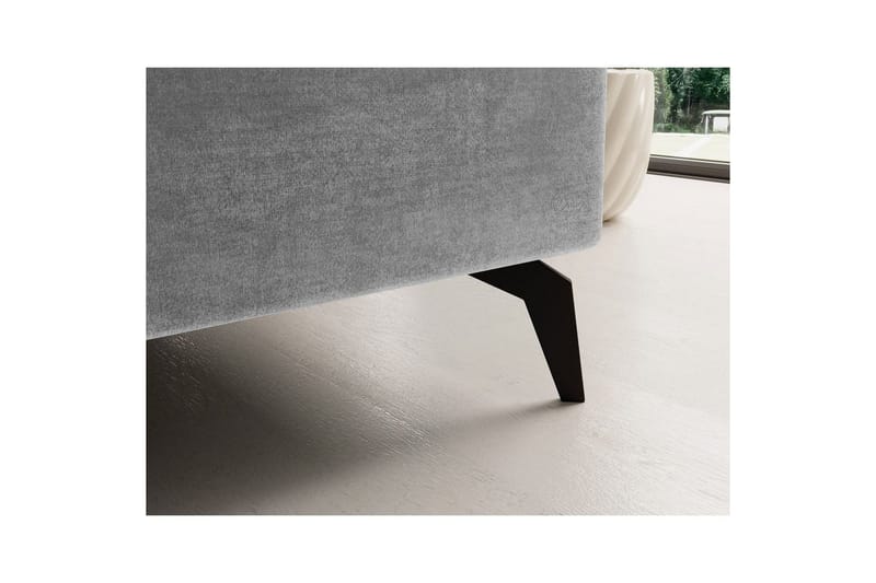 Hörnsoffa Eltap Solange 292x196x84 cm - Monolith 84, Grå, Vänster - Möbler - Soffa - Bäddsoffa