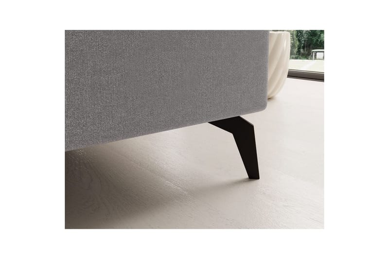 Hörnsoffa Eltap Solange 292x196x84 cm - Omega 02, Grå, Vänster - Möbler - Soffa - Bäddsoffa