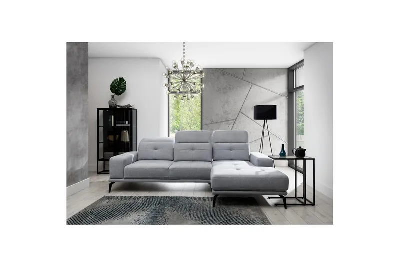 Hörnsoffa Eltap Torrense 265x175x98 cm - Primo 88, Grå, Höger - Möbler - Soffa - Bäddsoffa