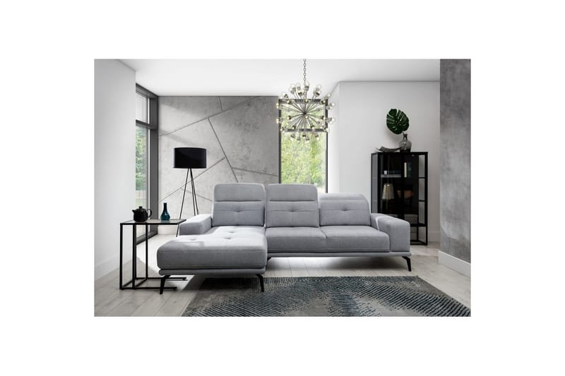 Hörnsoffa Eltap Torrense 265x175x98 cm - Primo 88, Grå, Vänster - Möbler - Soffa - Bäddsoffa