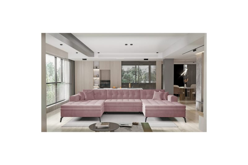 Hörnsoffa Eltap Vertizo 350x170x93 cm - Nube 24, Symmetrisk - Möbler - Soffa - Bäddsoffa