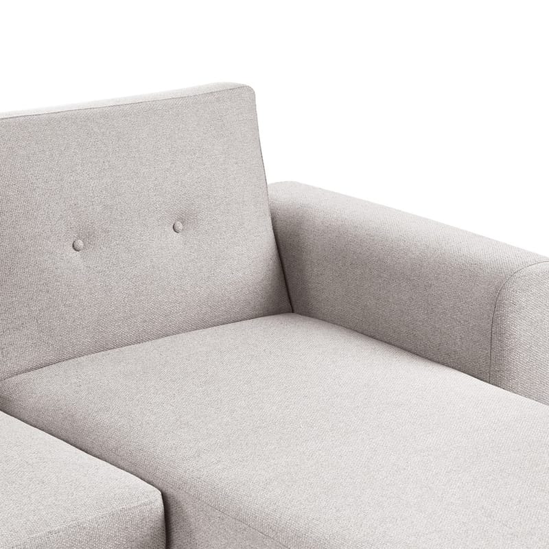 Hörnsoffa Kaarina - Grå, brun - Möbler - Soffa - Bäddsoffa