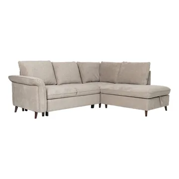 Hörnsoffa Lindy ljusbrun Högerhörn - ljusbrun - Möbler - Soffa - Bäddsoffa