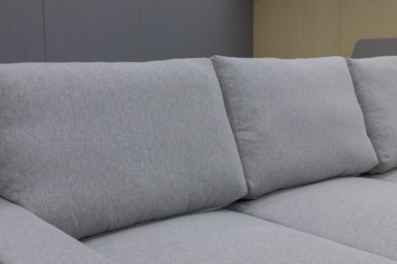 Hörnsoffa med bäddfunktion och förvaring - Grå - Möbler - Soffa - Bäddsoffa