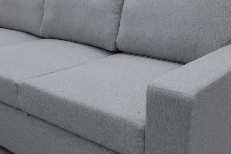 Hörnsoffa med bäddfunktion och förvaring - Grå - Möbler - Soffa - Bäddsoffa