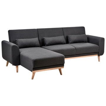 Hörnsoffa Ollsta Högervänd - Svart - Möbler - Soffa - Bäddsoffa