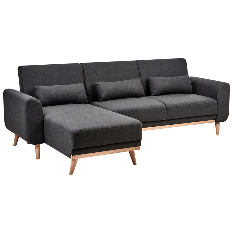 Hörnsoffa Ollsta Högervänd - Svart - Möbler - Soffa - Bäddsoffa