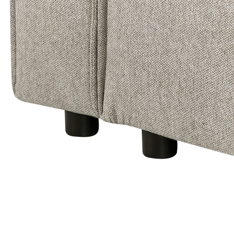 Hörnsoffa Romedal II - Beige, svart/Vänstervänd - Möbler - Soffa - Bäddsoffa