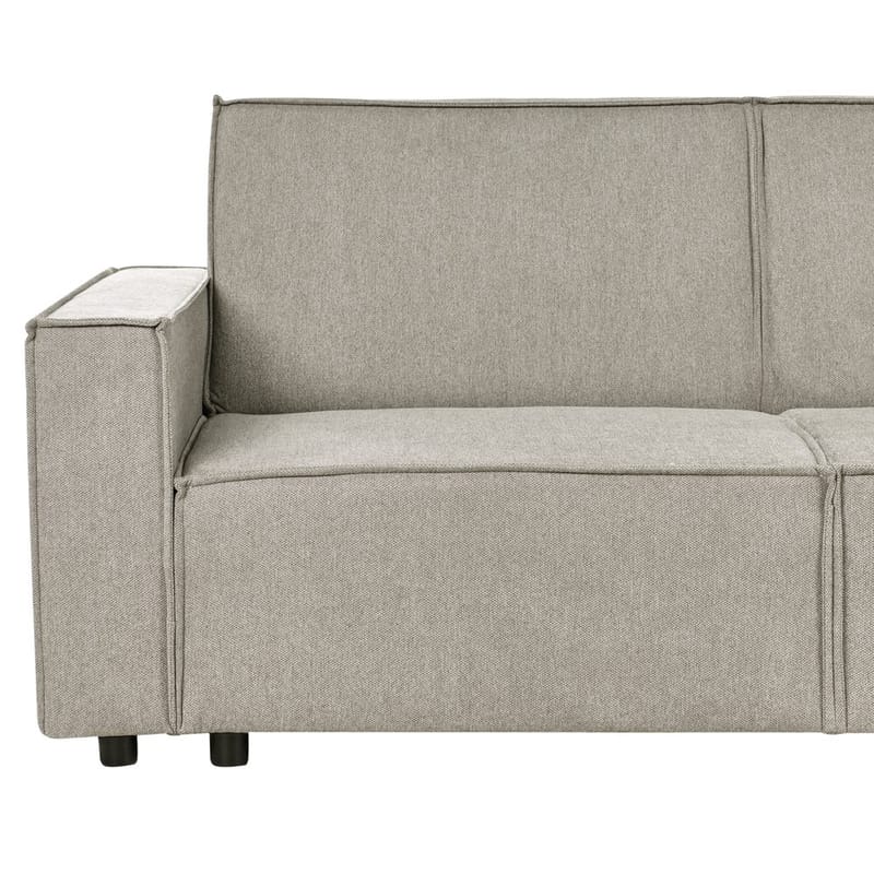 Hörnsoffa Romedal II - Beige, svart/Vänstervänd - Möbler - Soffa - Bäddsoffa