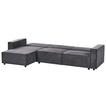 Hörnsoffa Romedal II - Grå, svart/Högervänd - Möbler - Soffa - Bäddsoffa