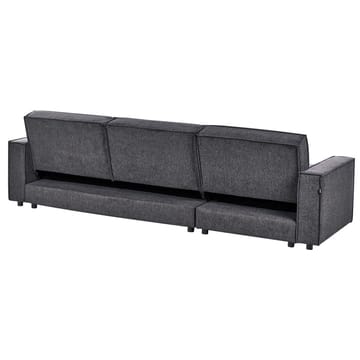 Hörnsoffa Romedal II - Grå, svart/Högervänd - Möbler - Soffa - Bäddsoffa