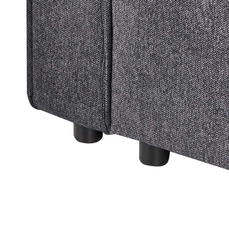 Hörnsoffa Romedal II - Grå, svart/Högervänd - Möbler - Soffa - Bäddsoffa