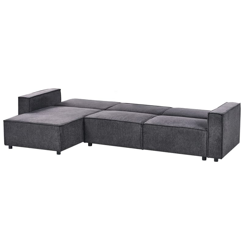 Hörnsoffa Romedal II - Grå, svart/Högervänd - Möbler - Soffa - Bäddsoffa