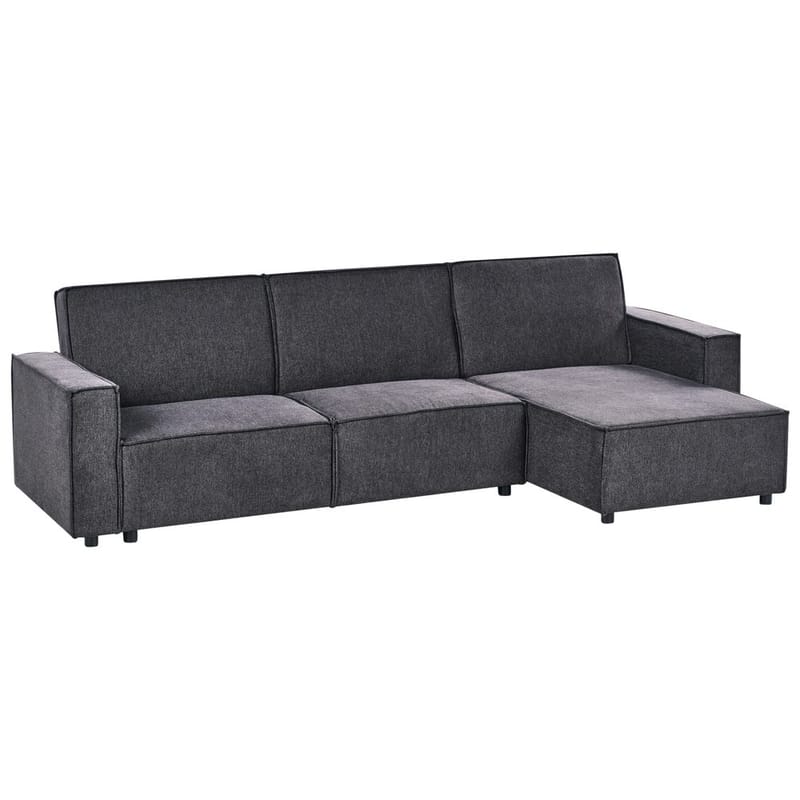 Hörnsoffa Romedal II - Grå, svart/Vänstervänd - Möbler - Soffa - Bäddsoffa