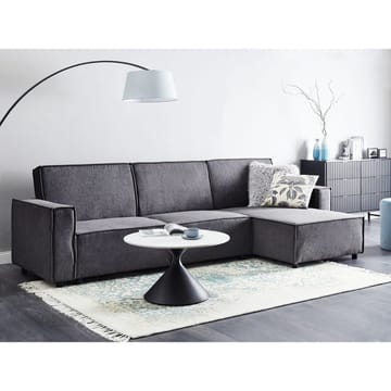 Hörnsoffa Romedal II - Grå, svart/Vänstervänd - Möbler - Soffa - Bäddsoffa
