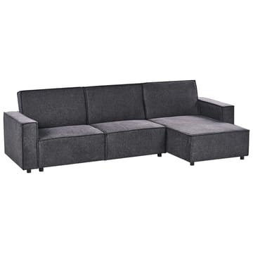 Hörnsoffa Romedal II - Grå, svart/Vänstervänd - Möbler - Soffa - Bäddsoffa