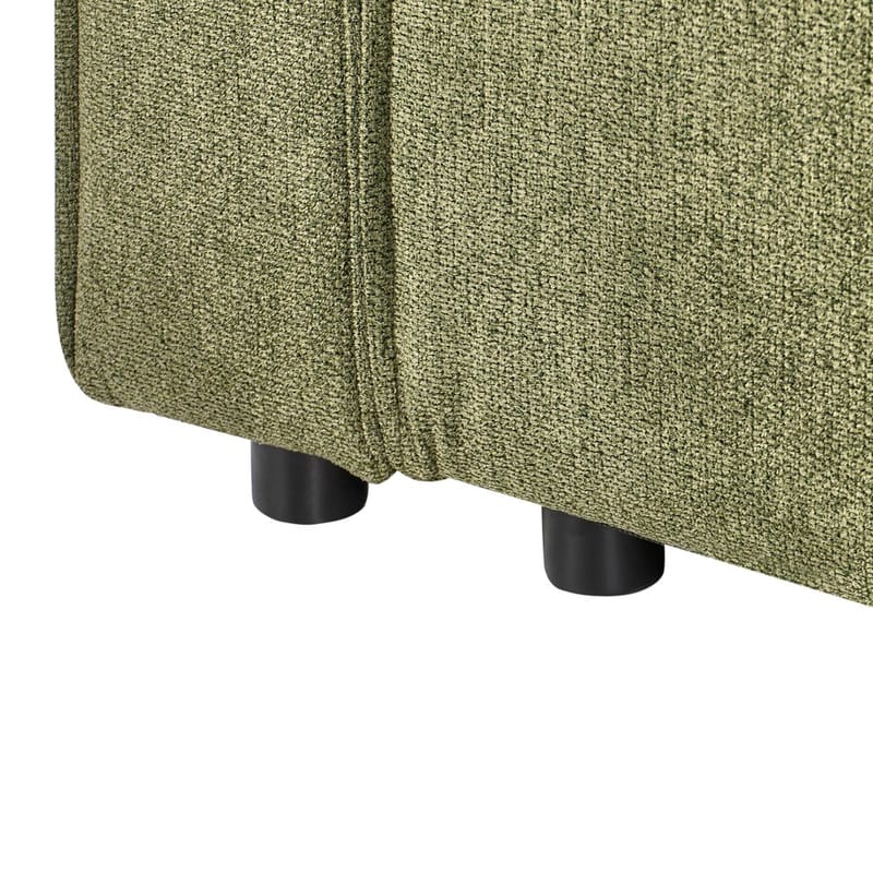 Hörnsoffa Romedal II - Grön, Svart/Högervänd - Möbler - Soffa - Bäddsoffa