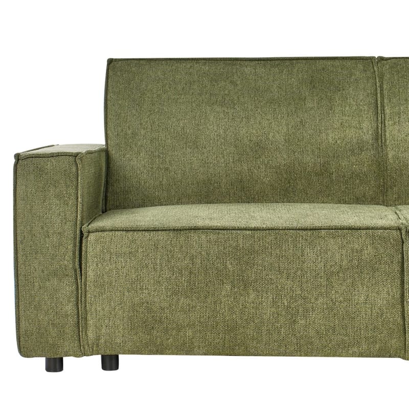 Hörnsoffa Romedal II - Grön, Svart/Vänstervänd - Möbler - Soffa - Bäddsoffa