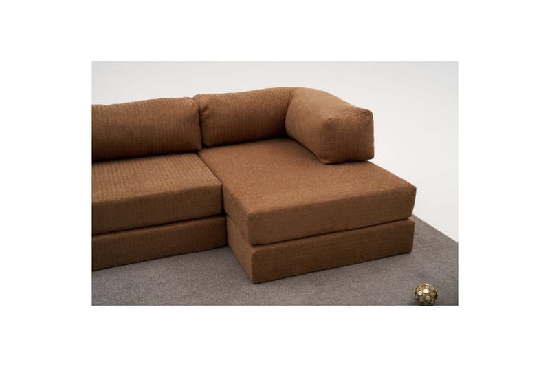 Hörnsoffa Selorbury Trippel Brun - Brun - Möbler - Soffa - Bäddsoffa