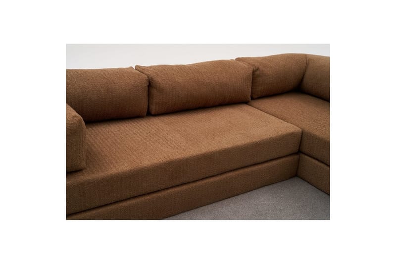 Hörnsoffa Selorbury Trippel Brun - Brun - Möbler - Soffa - Bäddsoffa