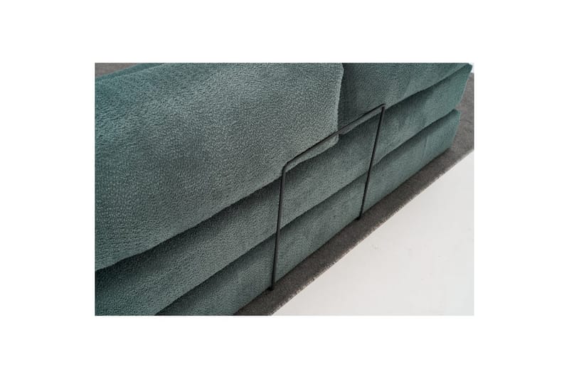 Hörnsoffa Selorbury Trippel Grön - Grön - Möbler - Soffa - Bäddsoffa