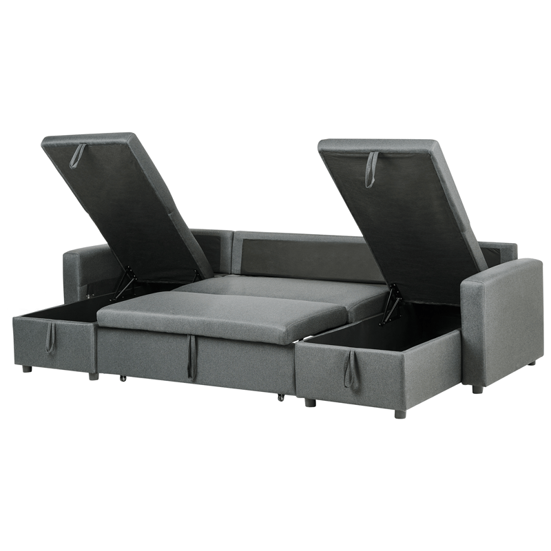 Hörnsoffa Sommen - Mörkgrå - Möbler - Soffa - Bäddsoffa