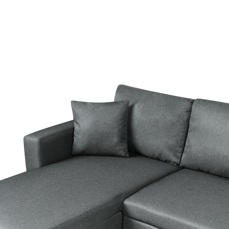 Hörnsoffa Sommen - Mörkgrå - Möbler - Soffa - Bäddsoffa