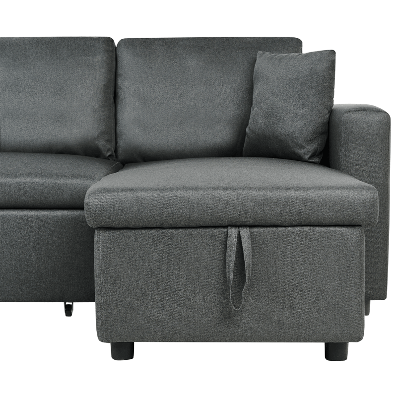 Hörnsoffa Sommen - Mörkgrå - Möbler - Soffa - Bäddsoffa