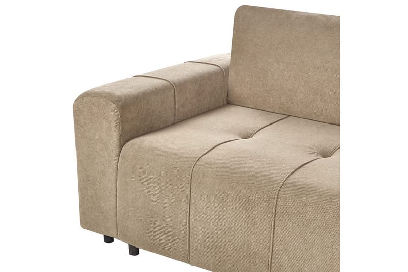 Hörnsoffa till vänster Vänstervänd Innvik - Brun, 213x156 cm - Möbler - Soffa - Bäddsoffa