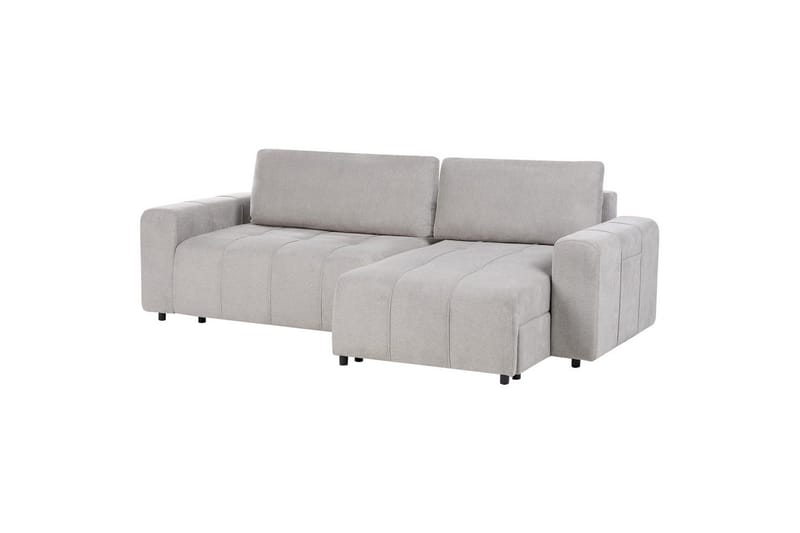 Hörnsoffa till vänster Vänstervänd Innvik - Grå, 213x156 cm - Möbler - Soffa - Bäddsoffa