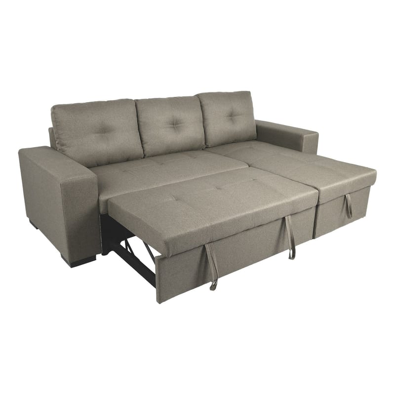 Hörnsoffbädd Carita - beige - Möbler - Soffa - Bäddsoffa