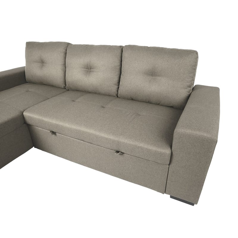 Hörnsoffbädd Carita - beige - Möbler - Soffa - Bäddsoffa
