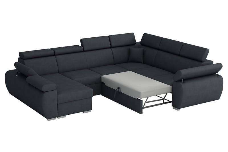 Halliday Hörnsoffa Vänster - Mörkgrå - Möbler - Soffa - Bäddsoffa