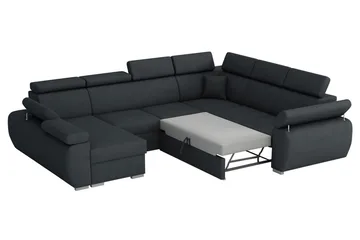 Halliday Hörnsoffa Vänster - Mörkgrå - Möbler - Soffa - Bäddsoffa