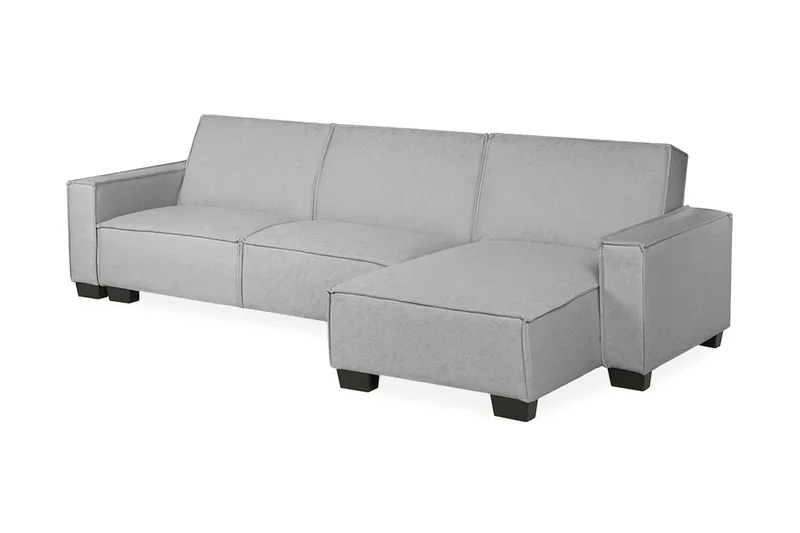 Halsnead Hörnbäddsoffa Vänster, Grå