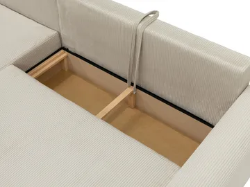 Handda 3-sits Bäddsoffa med divan - beige - Möbler - Soffa - Bäddsoffa