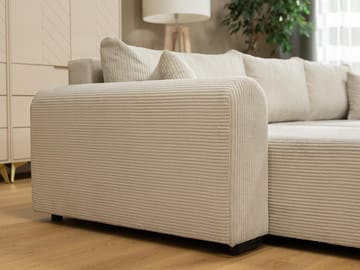 Handda 3-sits Bäddsoffa med divan - grå - Möbler - Soffa - Bäddsoffa