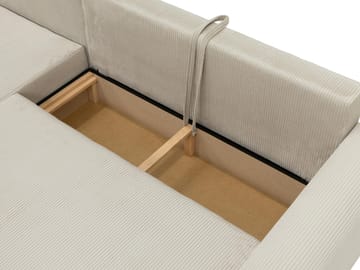 Handda 3-sits Bäddsoffa med divan - grå - Möbler - Soffa - Bäddsoffa