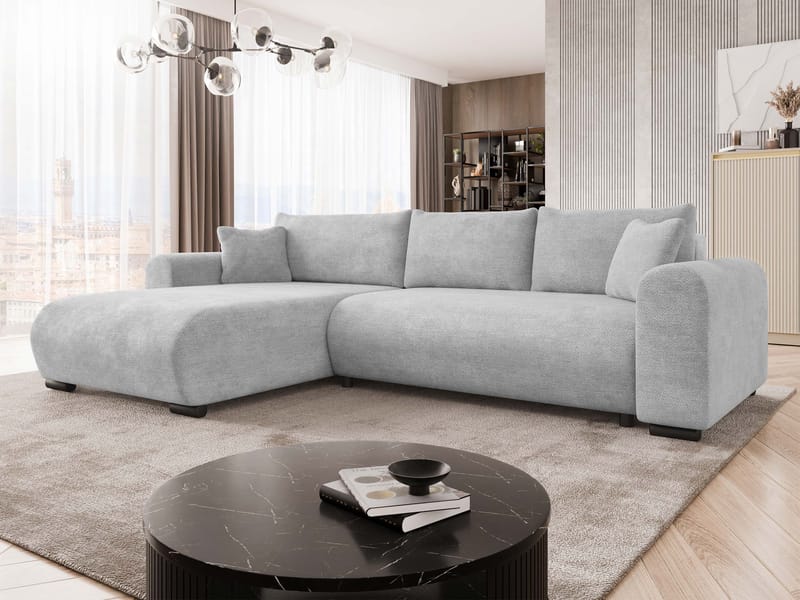 Handda 3-sits Bäddsoffa med divan - grå - Möbler - Soffa - Bäddsoffa