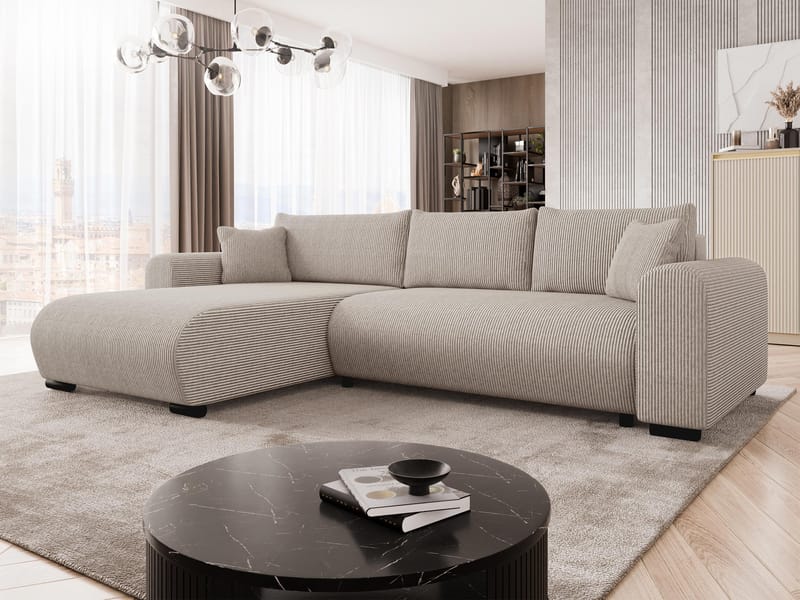 Handda 3-sits Bäddsoffa med divan och förvaring - Möbler - Soffa - Bäddsoffa