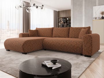 Handda 3-sits Bäddsoffa med divan - orange - Möbler - Soffa - Bäddsoffa