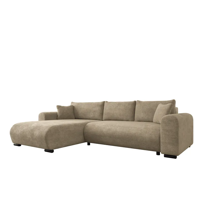 Handda 4-sits Bäddsoffa med Divan Vänster, Beige