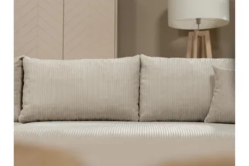 Handda Bäddsoffa m. Divan 3-sits - Beige - Möbler - Soffa - Bäddsoffa