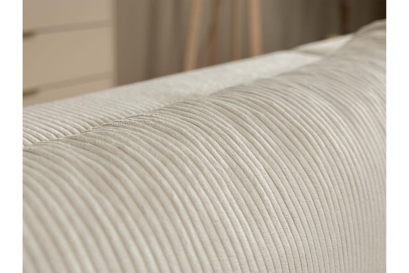 Handda Bäddsoffa med Divan 3-sits i Chenille - Vit - Möbler - Soffa - Bäddsoffa