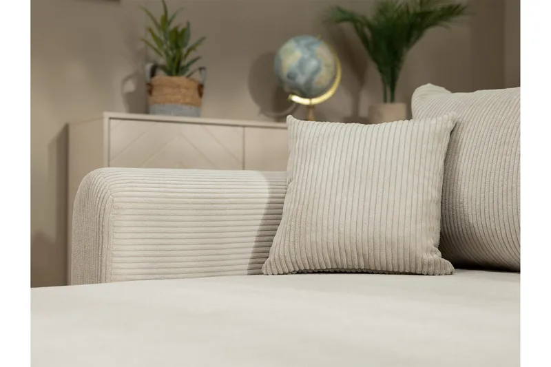 Handda Bäddsoffa med Divan 3-sits i Manchester - Brun - Möbler - Soffa - Bäddsoffa