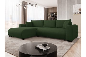 Handda Bäddsoffa med Divan 3-sits i Manchester - Grön - Möbler - Soffa - Bäddsoffa