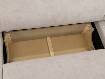 Hanish Bäddsoffa Dubbeldivan 5-sits - Beige - Möbler - Soffa - Bäddsoffa